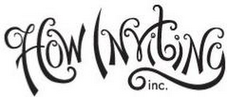 HOW INVITING INC. logo