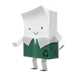 HOW LIFE UNFOLDS RECYCLABLE logo