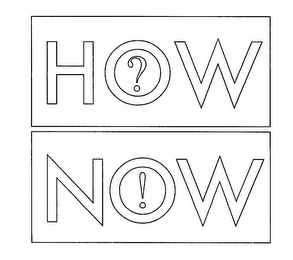 HOW? NOW! logo