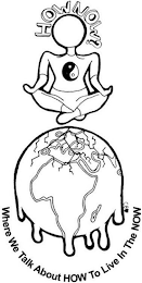HOW NOW? WHERE WE TALK ABOUT HOW TO LIVE IN THE NOW CB logo