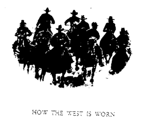 HOW THE WEST IS WORN logo
