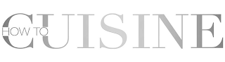 HOW TO CUISINE logo