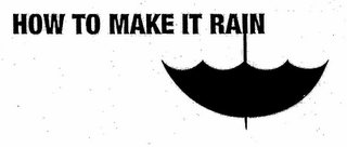 HOW TO MAKE IT RAIN logo