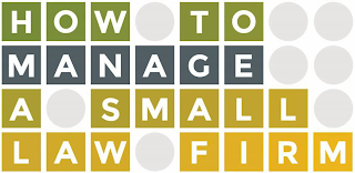 HOW TO MANAGE A SMALL LAW FIRM logo