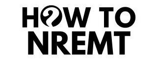HOW TO NREMT logo