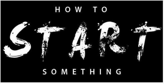HOW TO START SOMETHING logo