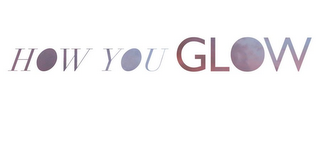 HOW YOU GLOW logo
