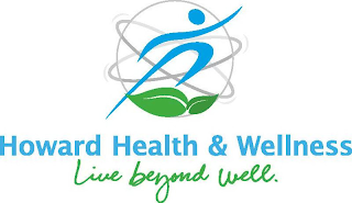 HOWARD HEALTH & WELLNESS LIVE BEYOND WELL. logo