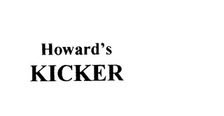 HOWARD'S KICKER logo