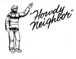 "HOWDY NEIGHBOR" logo