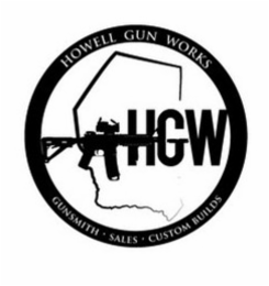HOWELL GUN WORKS HGW GUNSMITH SALES CUSTOM BUILDS logo