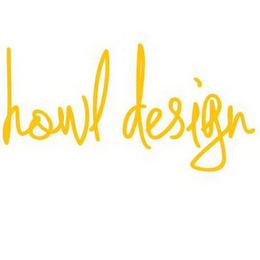 HOWL DESIGN logo