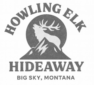 HOWLING ELK HIDEAWAY BIG SKY, MONTANA logo