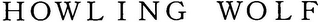 HOWLING WOLF logo