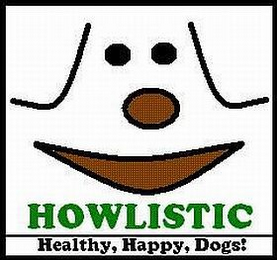 HOWLISTIC HEALTHY, HAPPY, DOGS! logo