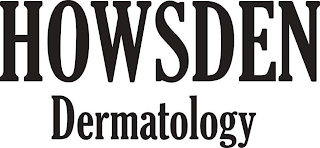 HOWSDEN DERMATOLOGY logo