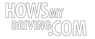HOWSMYDRIVING.COM logo