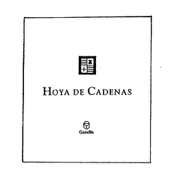 HOYA DE CADENAS GANDIA logo