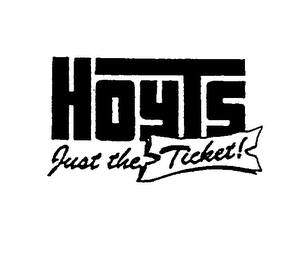 HOYTS JUST THE TICKET! logo