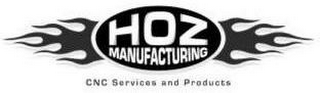 HOZ MANUFACTURING CNC SERVICES AND PRODUCTS logo