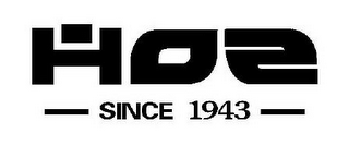HOZ SINCE 1943 logo