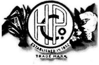 HP CO. ESTABLISHED IN 1852 TRADE MARK logo