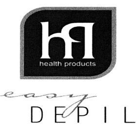 HP HEALTH PRODUCTS EASY DEPIL logo