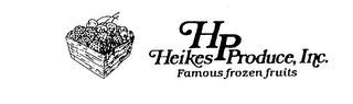 HP HEIKES PRODUCE, INC. FAMOUS FROZEN FRUITS logo