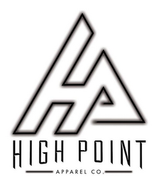 HP HIGH POINT APPAREL CO. logo