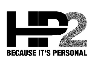 HP2 BECAUSE IT'S PERSONAL logo