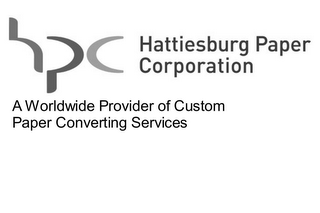 HPC HATTIESBURG PAPER CORPORATION A WORLDWIDE PROVIDER OF CUSTOM PAPER CONVERTING SERVICES logo