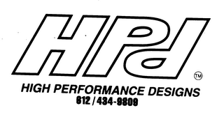 HPD HIGH PERFORMANCE DESIGNS logo