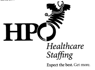 HPO HEALTHCARE STAFFING EXPECT THE BEST. GET MORE. logo