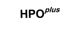 HPO PLUS logo