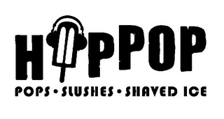 HPPOP POPS · SLUSHES · SHAVED ICE logo