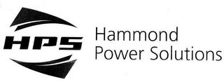 HPS HAMMOND POWER SOLUTIONS logo