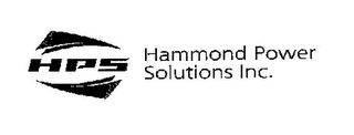 HPS HAMMOND POWER SOLUTIONS INC. logo