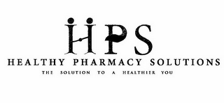 HPS HEALTHY PHARMACY SOLUTIONS THE SOLUTION TO A HEALTHIER YOU logo