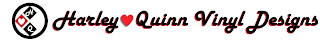 HQ HARLEY QUINN VINYL DESIGNS logo