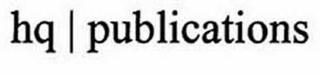 HQ PUBLICATIONS logo