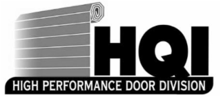 HQI HIGH PERFORMANCE DOOR DIVISION logo