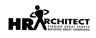 HR ARCHITECT FINDING GREAT PEOPLE BUILDING GREAT COMPANIES logo