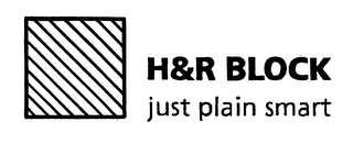H&R BLOCK JUST PLAIN SMART logo