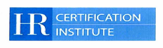 HR CERTIFICATION INSTITUTE logo