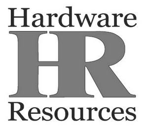 HR HARDWARE RESOURCES logo