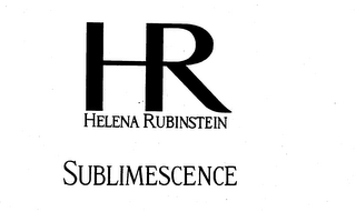 HR HELENA RUBINSTEIN SUBLIMESCENCE logo
