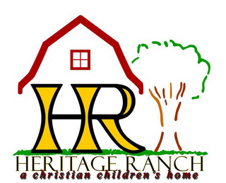 HR HERITAGE RANCH A CHRISTIAN CHILDREN'S HOME logo