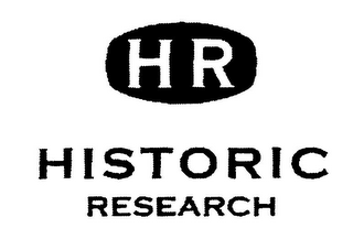 HR HISTORIC RESEARCH logo