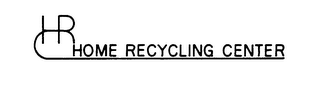 HR HOME RECYCLING CENTER logo