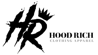HR HOODRICH CLOTHING APPAREL logo